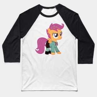 Scootaloo as Vanellope Baseball T-Shirt